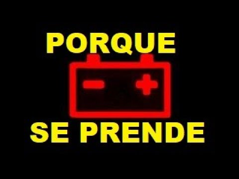 ¿Qué significa cuando se prende la luz de batería y freno de mano?